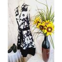 Natori  Garden Mandarin Dress - Floral - Black Multi/Neutral Black - S Photo 5