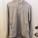 Lululemon  Split Hoodie Heathered Light Grey Sz 6 Photo 5