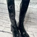 Ellie  women’s faux patent leather black gogo boots new size 9 Photo 1