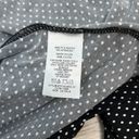 Nine Britton  Black & White Polka Dot Blouse Size Small Photo 5