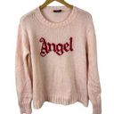 Wooden Ships  Caprice Angel Knit Sweater Pink Sapphire Mohair Wool Slouchy Medium Photo 0