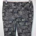 DKNY  Black Lace Print Jeggings Stretch Skinny Jeans 2 P Petite Photo 2