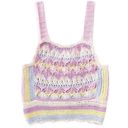 ZARA  tank top crochet pastel sleeveless boho cropped lover swimsuit coverup Photo 6