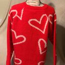 easel ( Los Angeles) Heart Sweater: Size Small Photo 1