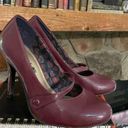 American Eagle Academia oxblood heels burgundy Photo 0