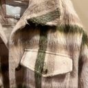 American Eagle  Brushed Plaid Shacket Photo 4