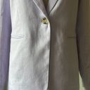 Mango ✨NEW✨  Blazer suit 100% linen Light Pastel Lilac Size 2 Photo 12