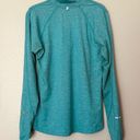 Nike  Running Quarter Zip Long Sleeve Teal Top Size Large Photo 6