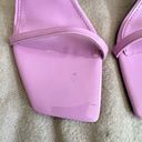 Marc Fisher Arthur Ankle Strap High Heel Sandal Patent Leather Size 7 Purple Photo 3