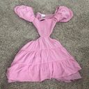 Sky to Moon Pink cut out flowy dress Photo 1