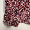 Tommy Hilfiger  Women’s July 4th Preppy Red Blue Roll-sleeve Button Blouse Sz L Photo 5