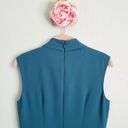 Harper  Rose Tie Neck‎ Sheath Dress in peacock Photo 8