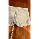 J. McLaughlin  Blue Scalloped Shorts Womens Size  4 Photo 1