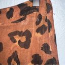 Farm Rio  Caramel Maxi Leopard Frill Skirt Photo 8