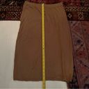 Pretty Little Thing Camel khaki midi bodycon pencil skirt Photo 2