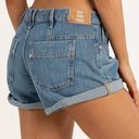 We The Free  size 27 beginners luck retro slouchy cuffed Jean shorts FREE PEOPLE Photo 1