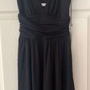 Susana Monaco New  x Revolve Tie Shoulder V-Neck Ruched Jumpsuit in Black Size XS Photo 3