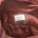 Wilfred  Aritzia Cecile Red Silk Jaquard Bow Collar Blouse Medium Long Sl… Photo 8