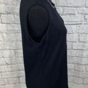 Karen Scott 100% cotton Scoopneck sleeveless top w/beading black sz L Photo 4