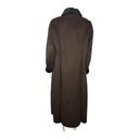 Jones New York Vintage 's luxe style trimmed, faux fur long brown coat size large Photo 13