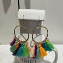 None Brand New!! Tassel hoop fishhook earrings Photo 0