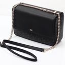 DKNY Sina Black & Gray Flap Shoulder Bag Photo 0