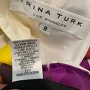 Trina Turk  Los Angeles color block halter bodycon dress size 8 D1 5072 Photo 3