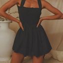 Peppermayo Black Linen Mini Dress Photo 0