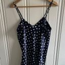 Vintage Blue white polka dot slip dress small Photo 1