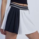 Free People Movement Round Robin Black White Colorblock Skort Photo 2