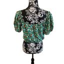 Mi Ami Balloon Sleeve Floral Crop Top Vacation Beach Coastal Photo 1