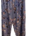 Angie  dusty blue and brown palazzo wrap pants Photo 2