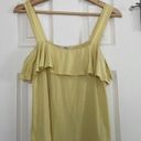 Mango Yellow Ruffle Tank Photo 1