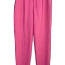 ZARA  Pleated Stretch Knit High Waist Slim Fit Casual Trousers Pockets S Pink Photo 7