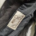 Oscar de la Renta RARE  Full Length Black Fur Runway Stole Wrap Scarf, Six Tails Photo 2