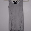 Lululemon  gray tank top with built-in bra Photo 0