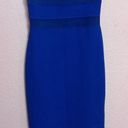 Soprano  Blue Semi Sheer Bodycon Mini Dress. Size XS Photo 2