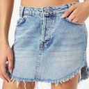 Free People Sky High Denim Mini Skirt Photo 2