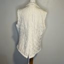 prAna  white fur-lined vest size L Photo 3