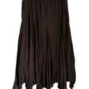 Studio Y  Brown Textured Low Rise Fairy Grunge Midi Skirt Women's Size Small Photo 1