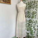 Hollister Cream Lace Bohemian Maxi Dress Photo 12