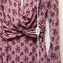 Trixxie Size Small Dress Pink Floral‎ Bell Sleeve Sheer Lined Spring BD1703 Photo 4