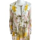 Young Fabulous and Broke  Rosa Mini Dress Olive Venus Tie Dye Oversized Boho XS Photo 3