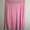 Free People  We The Free Betty Long Sleeve Tee Pink Slouchy Deep Scoop Neckline M Photo 4