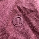 Lululemon  Burgandy Race Length Nulu Tank size 4/6 Photo 2