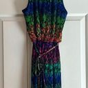 London Times  Multicolor Sleeveless Halter Dress 12 Photo 3