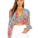 In Bloom S/W/F Revolve Nova Crop Long Sleeve Top  Floral Small Photo 0