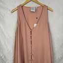 L'Academie  Cold Shoulder Long Sleeve V Neck Blush Top Size M NWT $139 Photo 5