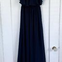 Show Me Your Mumu | Blue Off the Shoulder Layered‎ Hacienda Maxi Dress Photo 4