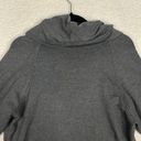 CAbi  3871 Size XS Snap Sleeve Pullover Cowl Neck Sweatshirt Casual Charcoal Gray Photo 4